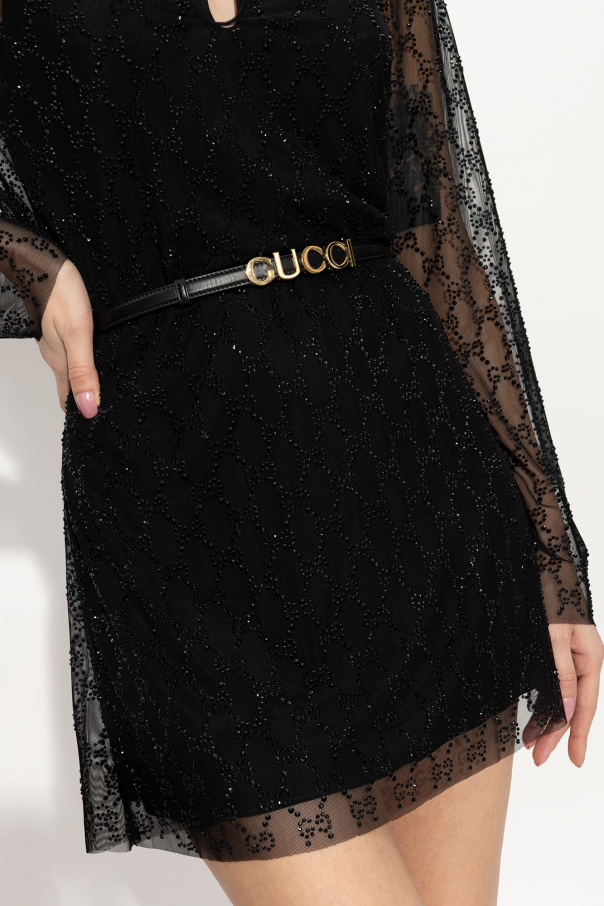 genuine leather gucci belt women